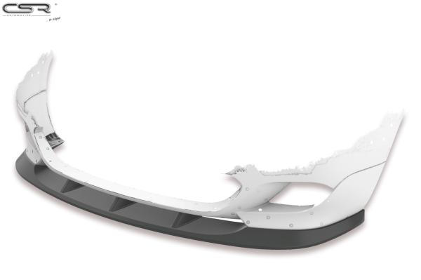 CSR Frontspoiler | Cup-Spoilerlippe mit ABE für BMW 5er E60 / E61 CSL361-S strukturiert schwarz matt (keine Lackierung erforderlich)