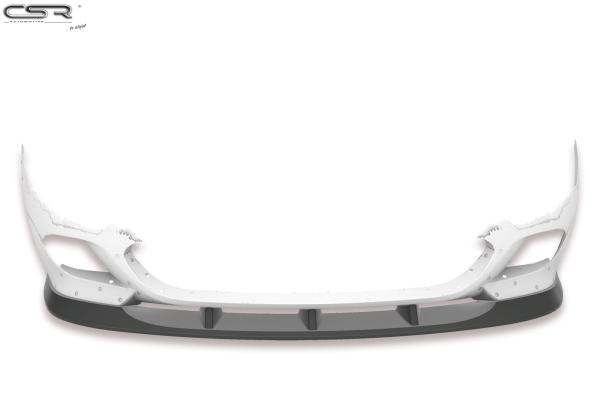 CSR Frontspoiler | Cup-Spoilerlippe mit ABE für BMW 5er E60 / E61 CSL361-S strukturiert schwarz matt (keine Lackierung erforderlich)