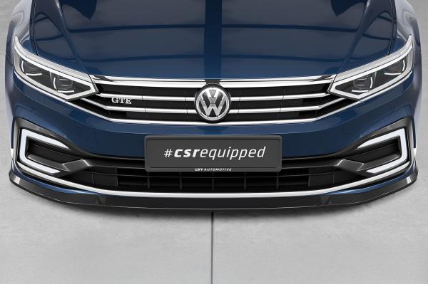 CSR Frontspoiler | Cup-Spoilerlippe mit ABE für VW Passat B8 Typ 3G CSL362-C Carbon Look Hochglanz (keine Lackierung erforderlich)