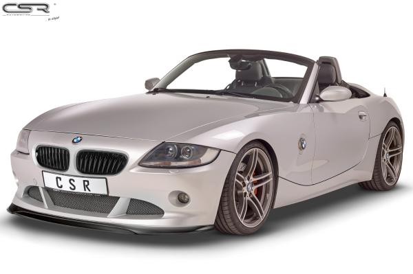 CSR Frontspoiler | Cup-Spoilerlippe mit ABE für BMW Z4 E85 CSL370-S strukturiert schwarz matt (keine Lackierung erforderlich)