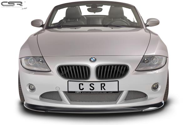 CSR Frontspoiler | Cup-Spoilerlippe mit ABE für BMW Z4 E85 CSL370-S strukturiert schwarz matt (keine Lackierung erforderlich)