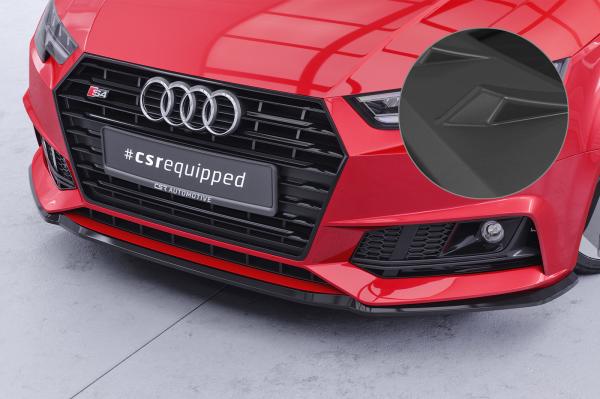 CSR Frontspoiler | Cup-Spoilerlippe mit ABE für Audi A4/S4 B9 8W CSL377-L Lackierung erforderlich (unlackiert roh)