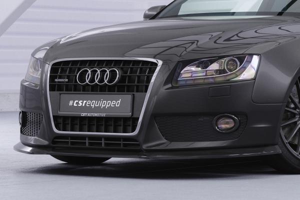 CSR Frontspoiler | Cup-Spoilerlippe mit ABE für Audi A5 8T CSL378-L Lackierung erforderlich (unlackiert roh)