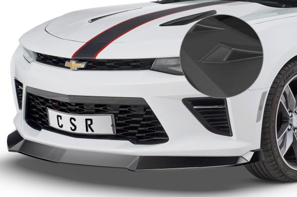 CSR Frontspoiler | Cup-Spoilerlippe mit ABE für Chevrolet Camaro 6 CSL379-L Lackierung erforderlich (unlackiert roh)