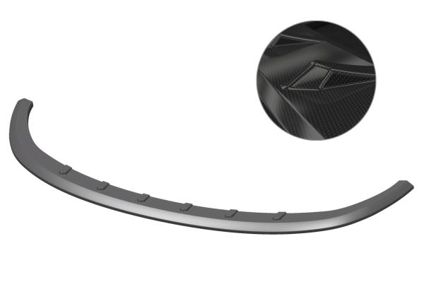 CSR Frontspoiler | Cup-Spoilerlippe mit ABE für VW Golf 5 R32 CSL381-C Carbon Look Hochglanz (keine Lackierung erforderlich)
