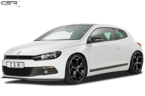 CSR Frontspoiler | Cup-Spoilerlippe mit ABE für VW Scirocco III CSL383-S strukturiert schwarz matt (keine Lackierung erforderlich)