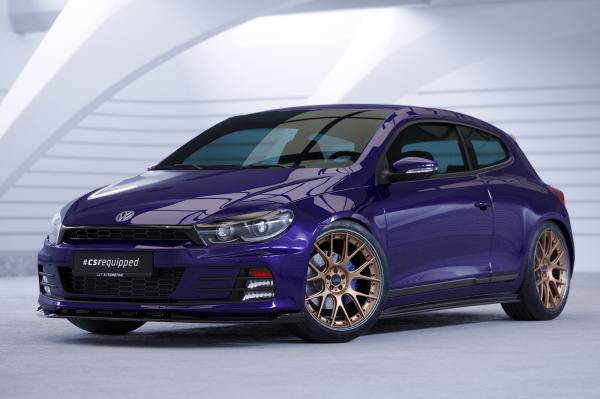 CSR Frontspoiler | Cup-Spoilerlippe mit ABE für VW Scirocco III CSL384-L Lackierung erforderlich (unlackiert roh)