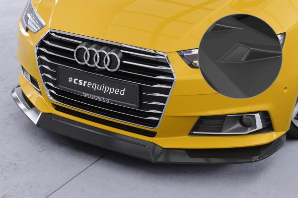 CSR Frontspoiler | Cup-Spoilerlippe mit ABE für Audi A4 B9 (Typ 8W) CSL387-L Lackierung erforderlich (unlackiert roh)