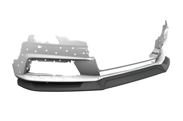CSR Frontspoiler | Cup-Spoilerlippe mit ABE für Audi A4 B9 (Typ 8W) CSL387-S strukturiert schwarz matt (keine Lackierung erforderlich)