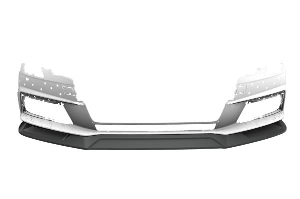 CSR Frontspoiler | Cup-Spoilerlippe mit ABE für Audi A4 B9 (Typ 8W) CSL387-S strukturiert schwarz matt (keine Lackierung erforderlich)