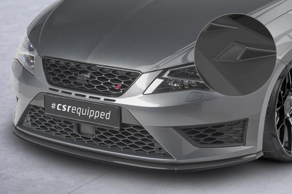 CSR Frontspoiler | Cup-Spoilerlippe mit ABE für Seat Leon 3 (Typ 5F) Cupra/FR CSL391-L Lackierung erforderlich (unlackiert roh)