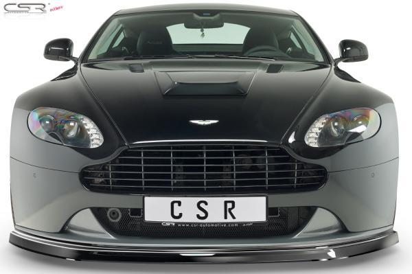 CSR Frontspoiler | Cup-Spoilerlippe mit ABE für Aston Martin Vantage CSL392-S strukturiert schwarz matt (keine Lackierung erforderlich)