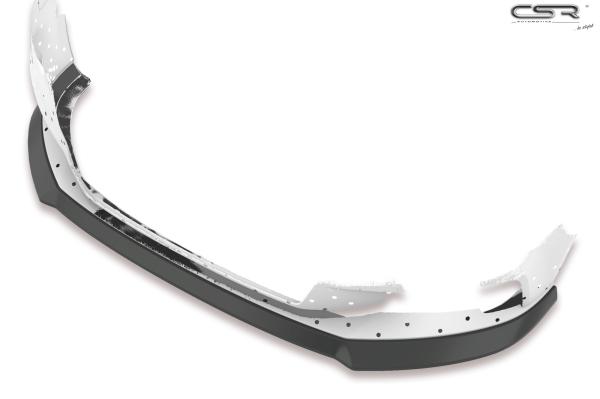 CSR Frontspoiler | Cup-Spoilerlippe mit ABE für Audi A3 8V CSL393-S strukturiert schwarz matt (keine Lackierung erforderlich)