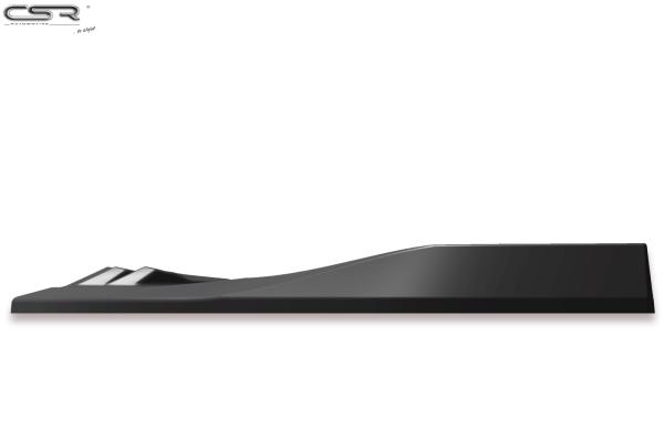 CSR Frontspoiler | Cup-Spoilerlippe mit ABE für VW Golf 7 R CSL395-S strukturiert schwarz matt (keine Lackierung erforderlich)