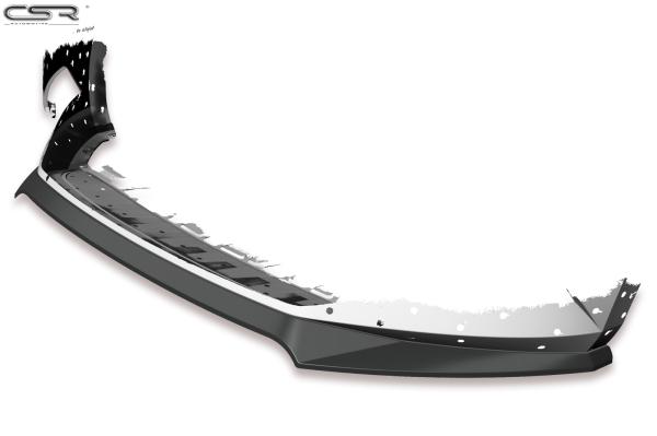 CSR Frontspoiler | Cup-Spoilerlippe mit ABE für Skoda Superb III (Typ 3V) CSL401-S strukturiert schwarz matt (keine Lackierung erforderlich)