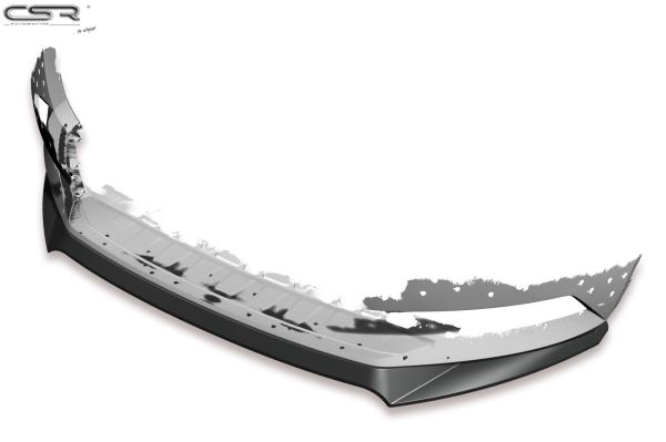CSR Frontspoiler | Cup-Spoilerlippe mit ABE für Skoda Superb III (Typ 3V) CSL401-S strukturiert schwarz matt (keine Lackierung erforderlich)