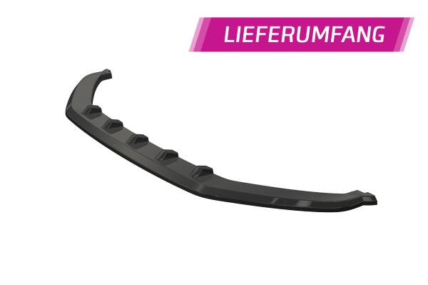 CSR Frontspoiler | Cup-Spoilerlippe mit ABE für VW T-Roc (A1) R-Line CSL402-G Glossy schwarz Hochglanz (keine Lackierung erforderlich)