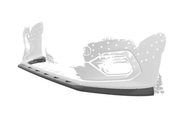 CSR Frontspoiler | Cup-Spoilerlippe mit ABE für Ford Fiesta MK8 ST/ST-Line CSL409-S strukturiert schwarz matt (keine Lackierung erforderlich)