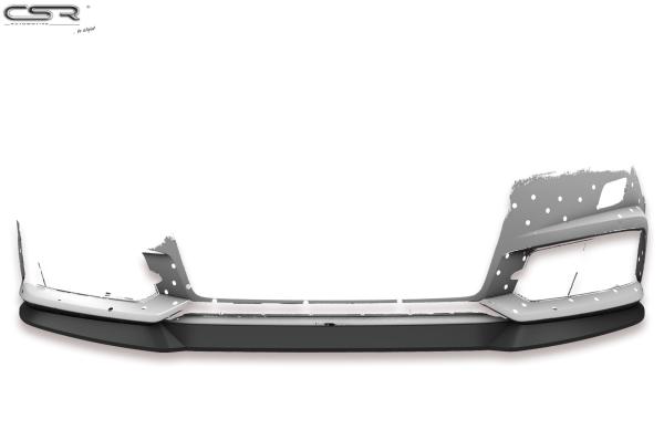 CSR Frontspoiler | Cup-Spoilerlippe mit ABE für Audi A6 C7 4G S-Line/ S6 C7 4G CSL410-S strukturiert schwarz matt (keine Lackierung erforderlich)