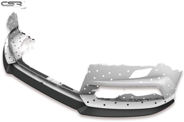 CSR Frontspoiler | Cup-Spoilerlippe mit ABE für Audi A6 C7 4G S-Line/ S6 C7 4G CSL410-S strukturiert schwarz matt (keine Lackierung erforderlich)