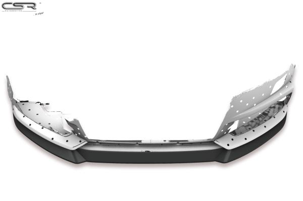 CSR Frontspoiler | Cup-Spoilerlippe mit ABE für Audi A6 C7 4G S-Line/ S6 C7 4G CSL410-S strukturiert schwarz matt (keine Lackierung erforderlich)