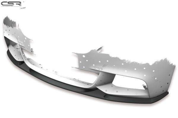 CSR Frontspoiler | Cup-Spoilerlippe mit ABE für BMW 5er F10 / F11 M-Paket CSL412-C Carbon Look Hochglanz (keine Lackierung erforderlich)