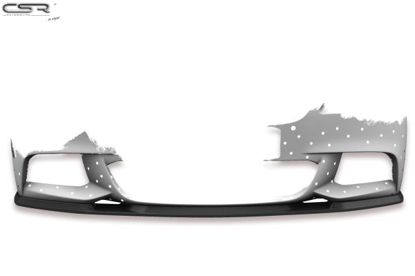 CSR Frontspoiler | Cup-Spoilerlippe mit ABE für BMW 5er F10 / F11 M-Paket CSL412-C Carbon Look Hochglanz (keine Lackierung erforderlich)