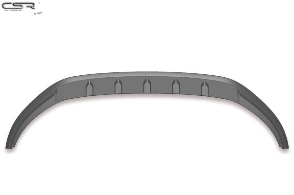 CSR Frontspoiler | Cup-Spoilerlippe mit ABE für VW Polo VI 2G (Typ AW) CSL417-S strukturiert schwarz matt (keine Lackierung erforderlich)