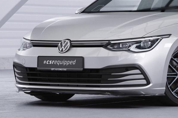 CSR Frontspoiler | Cup-Spoilerlippe mit ABE für VW Golf 8 (Typ CD) CSL428-L Lackierung erforderlich (unlackiert roh)