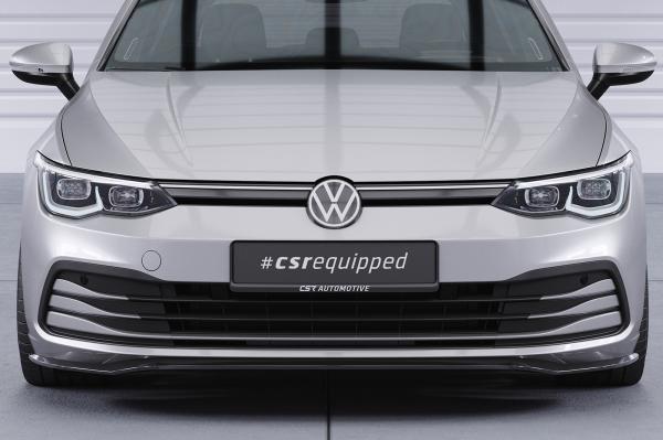 CSR Frontspoiler | Cup-Spoilerlippe mit ABE für VW Golf 8 (Typ CD) CSL428-L Lackierung erforderlich (unlackiert roh)