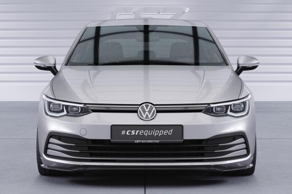 CSR Frontspoiler | Cup-Spoilerlippe mit ABE für VW Golf 8 (Typ CD) CSL428-L Lackierung erforderlich (unlackiert roh)