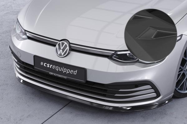 CSR Frontspoiler | Cup-Spoilerlippe mit ABE für VW Golf 8 (Typ CD) CSL428-L Lackierung erforderlich (unlackiert roh)