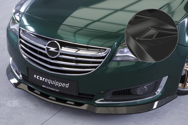 CSR Frontspoiler | Cup-Spoilerlippe mit ABE für Opel Insignia A CSL432-G Glossy schwarz Hochglanz (keine Lackierung erforderlich)