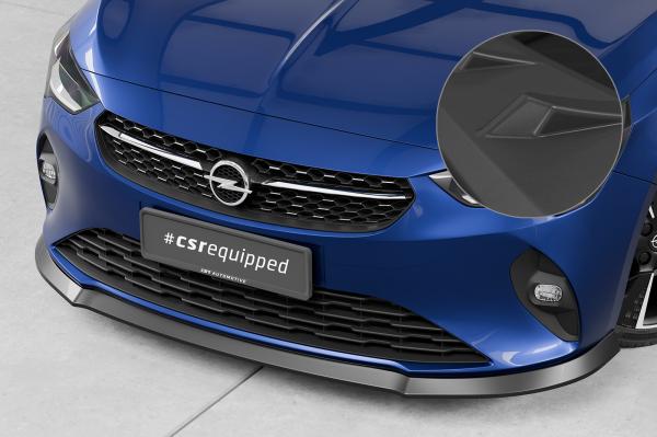 CSR Frontspoiler | Cup-Spoilerlippe mit ABE für Opel Corsa F CSL435-L Lackierung erforderlich (unlackiert roh)