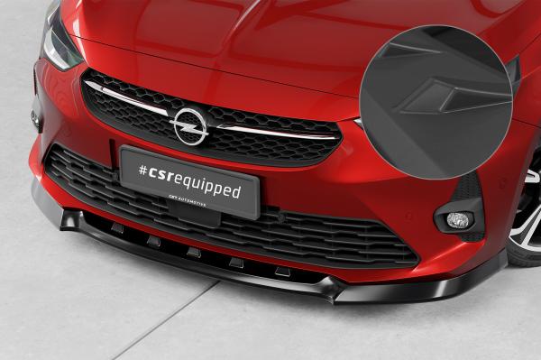 CSR Frontspoiler | Cup-Spoilerlippe mit ABE für Opel Corsa F GS-Line CSL436-L Lackierung erforderlich (unlackiert roh)