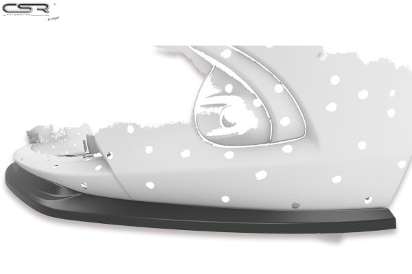 CSR Frontspoiler | Cup-Spoilerlippe mit ABE für Mazda 2 (Typ DJ) CSL437-G Glossy schwarz Hochglanz (keine Lackierung erforderlich)
