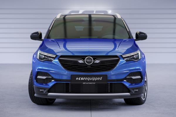 CSR Frontspoiler | Cup-Spoilerlippe mit ABE für Opel Grandland X CSL441-G Glossy schwarz Hochglanz (keine Lackierung erforderlich)