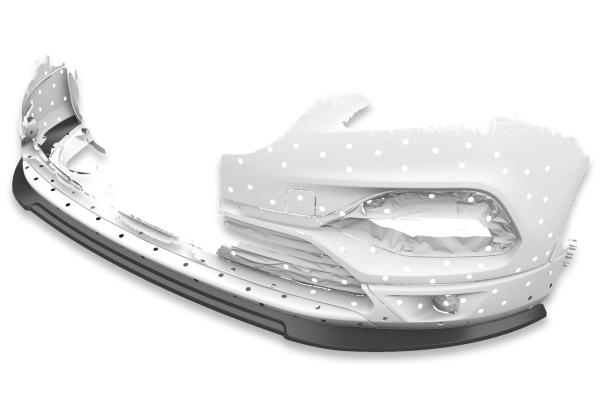 CSR Frontspoiler | Cup-Spoilerlippe mit ABE für Opel Grandland X CSL441-G Glossy schwarz Hochglanz (keine Lackierung erforderlich)