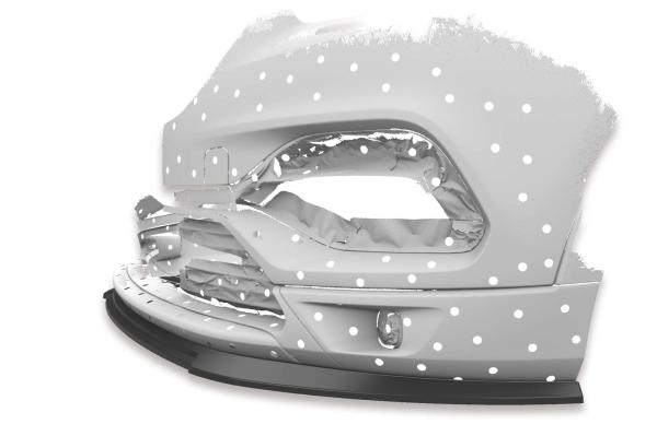 CSR Frontspoiler | Cup-Spoilerlippe mit ABE für Opel Grandland X CSL441-G Glossy schwarz Hochglanz (keine Lackierung erforderlich)