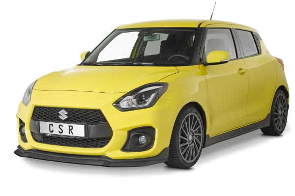CSR Frontspoiler | Cup-Spoilerlippe mit ABE für Suzuki Swift 6 (RZ/AZ) Sport CSL442-L Lackierung erforderlich (unlackiert roh)