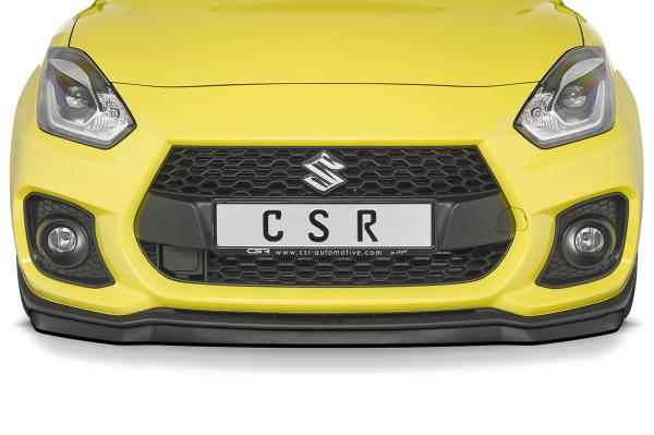 CSR Frontspoiler | Cup-Spoilerlippe mit ABE für Suzuki Swift 6 (RZ/AZ) Sport CSL442-L Lackierung erforderlich (unlackiert roh)