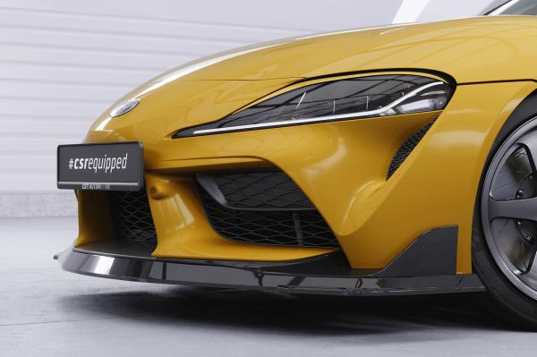 CSR Frontspoiler | Cup-Spoilerlippe mit ABE für Toyota GR Supra (A90) CSL446-L Lackierung erforderlich (unlackiert roh)