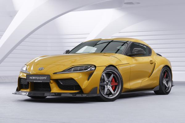 CSR Frontspoiler | Cup-Spoilerlippe mit ABE für Toyota GR Supra (A90) CSL446-L Lackierung erforderlich (unlackiert roh)
