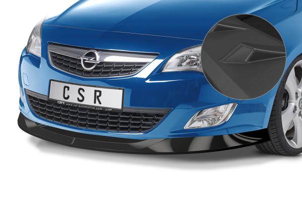 CSR Frontspoiler | Cup-Spoilerlippe mit ABE für Opel Astra J CSL447-L Lackierung erforderlich (unlackiert roh)