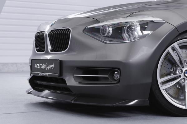 CSR Frontspoiler | Cup-Spoilerlippe mit ABE für BMW 1er F20 / F21 CSL450-C Carbon Look Hochglanz (keine Lackierung erforderlich)