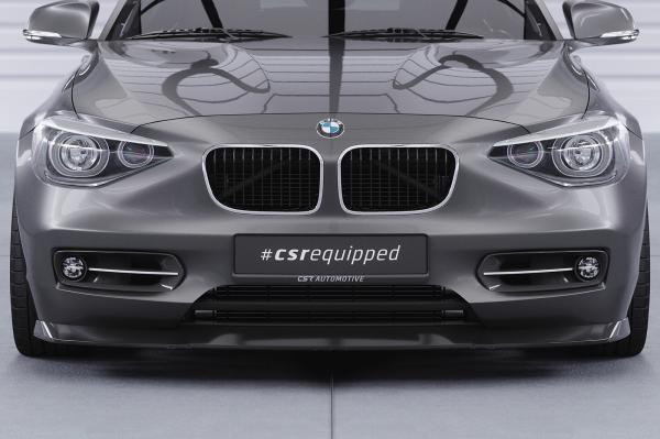 CSR Frontspoiler | Cup-Spoilerlippe mit ABE für BMW 1er F20 / F21 CSL450-C Carbon Look Hochglanz (keine Lackierung erforderlich)