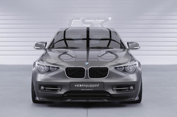 CSR Frontspoiler | Cup-Spoilerlippe mit ABE für BMW 1er F20 / F21 CSL450-C Carbon Look Hochglanz (keine Lackierung erforderlich)