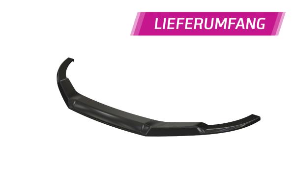 CSR Frontspoiler | Cup-Spoilerlippe mit ABE für Audi R8 (Typ 4S) CSL451-G Glossy schwarz Hochglanz (keine Lackierung erforderlich)