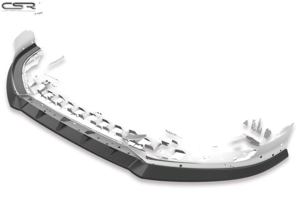CSR Frontspoiler | Cup-Spoilerlippe mit ABE für Audi S3 / A3 8V S-Line Cabrio / Limo CSL453-G Glossy schwarz Hochglanz (keine Lackierung erforderlich)