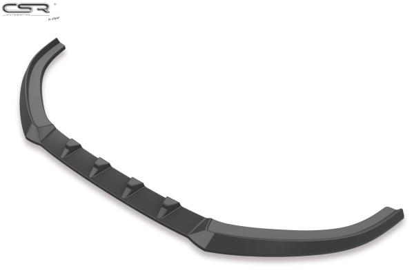 CSR Frontspoiler | Cup-Spoilerlippe mit ABE für Audi S3 / A3 8V S-Line Cabrio / Limo CSL453-G Glossy schwarz Hochglanz (keine Lackierung erforderlich)